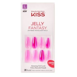 NIB Kiss Jelly Fantasy Translucent Nails 💅🏽